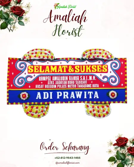Papan Bunga Ucapan Selamat Sogaten